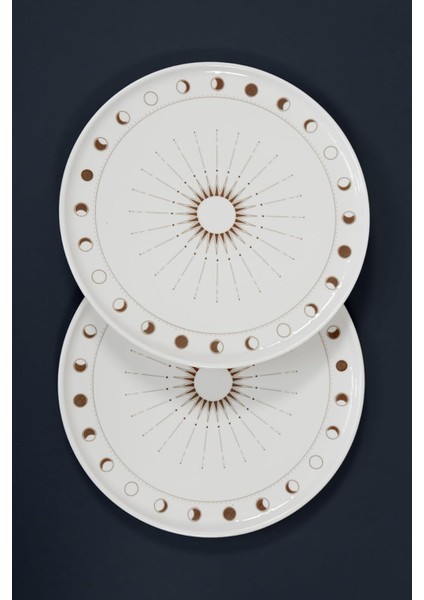 Sole 2’li 30 cm Tasarımlı Sunum Tabağı Seti