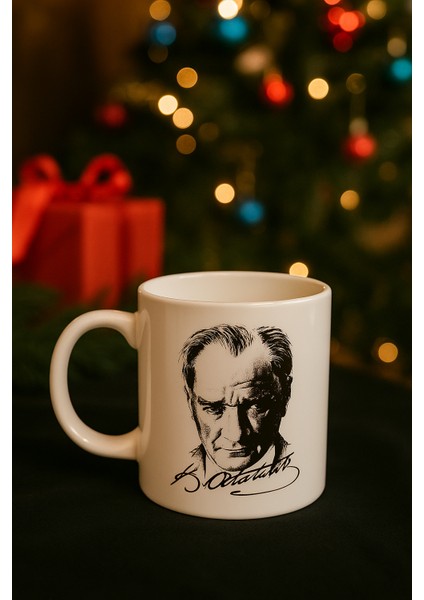 Atatürk Resmi, Imzası ve Sözü Baskılı Kupa Bardak, Baskılı Hediyelik Kupa Fincan fiyatları