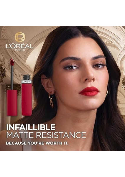 Parıs Loreal Infaillible Matte Resistance Likit Mat Ruj - 635 Worth It Medium indirimleri