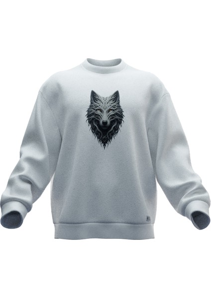 Bozkurt V2 Baskılı Oversıze Sweatshırt (Unısex)