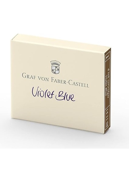 Von Faber-Castell Dolma Kalem Kartuşu 6'lı Violet