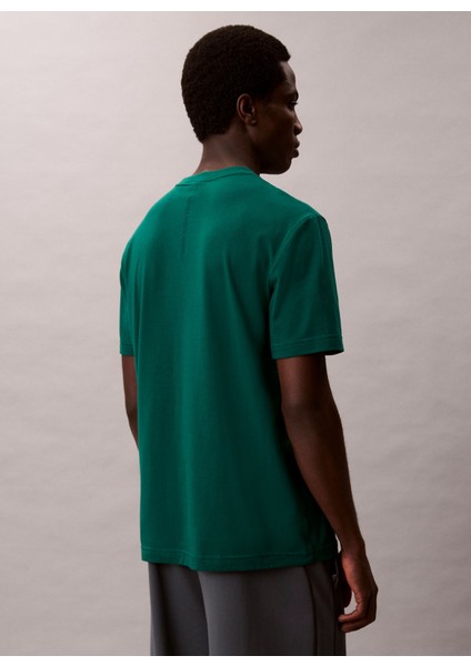 Bisiklet Yaka Düz Yeşil Erkek T-Shirt LVGMF5K100IYE Lıfestyle Ss Tee indirimleri