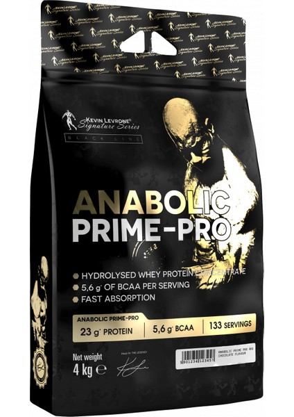 Anabolic Prime-Pro Hydrolysed Whey Protein 4 kg 133 Servis