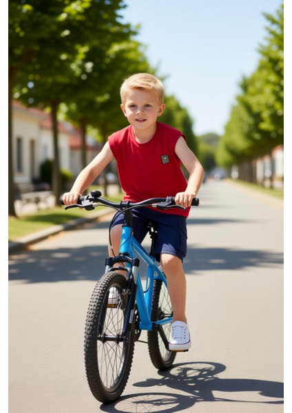 Erkek Çocuk Pamuklu Atlet ve Kargo Şort Takımı Konforlu Günlük Giyim Kaliteli Şık Rahat fiyatları