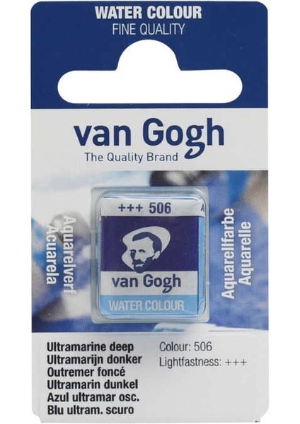 Van Gogh 1/2 Tablet Sulu Boya 506 Ultramarine Deep