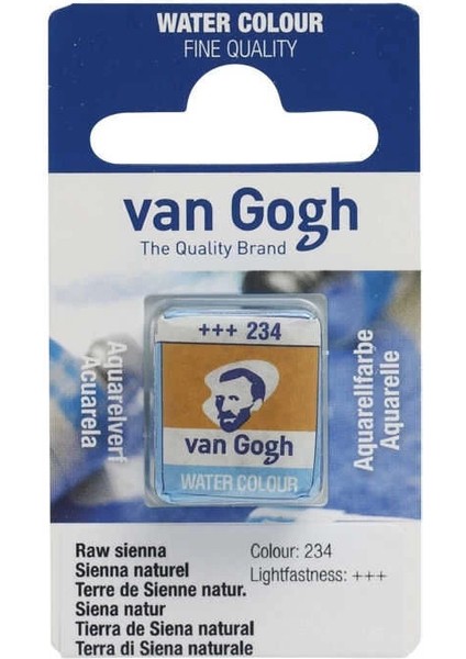 Van Gogh 1/2 Tablet Sulu Boya 234 Raw Sienna