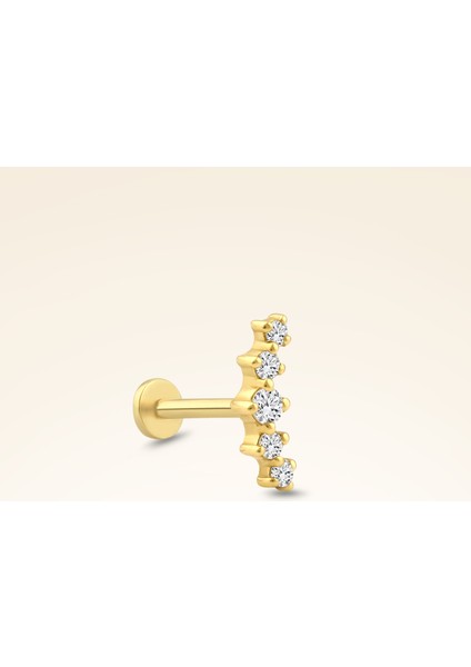 0,06 Karat Pırlanta Taşlı Helix Piercing fiyatları