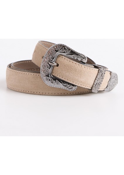 Bej Kadın Kemer Janelle-Suet