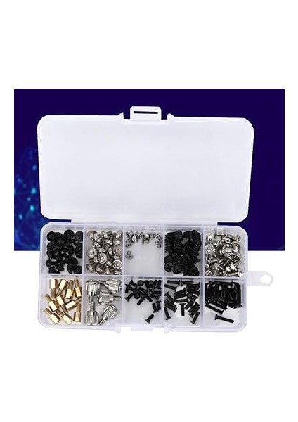 Zıvanaları, Pc Parçaları Bilgisayar Vidaları 165 Adet Masaüstü Bilgisayar Vidaları Lekeleri Zıtlaşma Seti Çeşitler Kiti Kb5/m2.5/ M3/m3.5 indirimleri