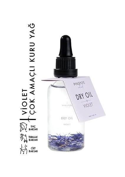 Polente Natural - Violet Dry Oil 50 ml - Çok Amaçlı Kuru Yağ