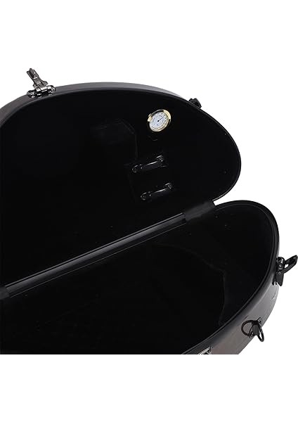 Keman Kasası Kahverengi Keman, Çıkarılabilir Omuz Askısı ile Sert Kasa, Karbon Fiber Keman Depolama Kutusu fırsatları