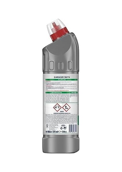 Domestos Profesyonel Çamaşır Suyu Yoğun Kıvamlı Formül 1250 ml