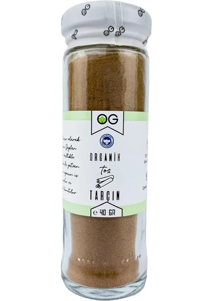 Og Organik Toz Tarçın 40 gr