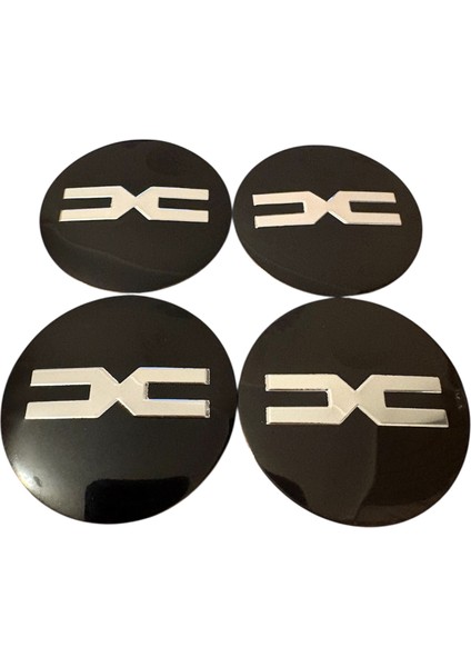 Reanult Dacia Alüminyum 56 mm 4 Adet Jant Göbek Stıcker