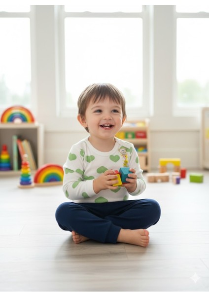 Kız Erkek Çocuk Bebek Uzun Kollu Çıtçıtlı Body-Badi %100 Pamuk 1-2-3-4-5-6 Yaş