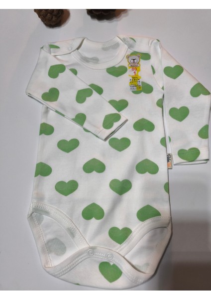 Kız Erkek Çocuk Bebek Uzun Kollu Çıtçıtlı Body-Badi %100 Pamuk 1-2-3-4-5-6 Yaş fiyatları