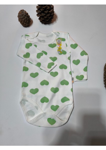 Kız Erkek Çocuk Bebek Uzun Kollu Çıtçıtlı Body-Badi %100 Pamuk 1-2-3-4-5-6 Yaş fırsatları