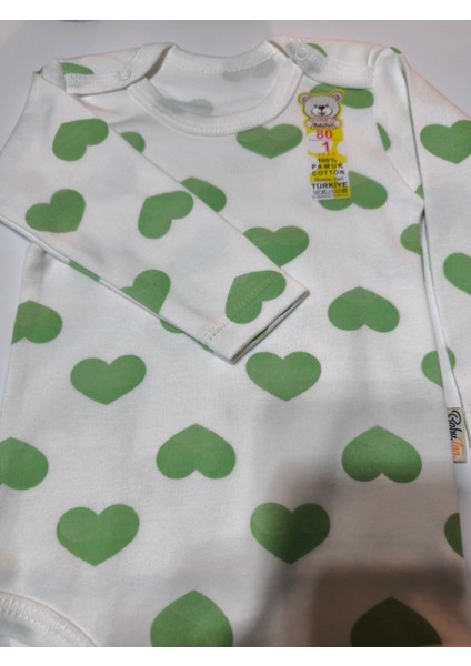 Kız Erkek Çocuk Bebek Uzun Kollu Çıtçıtlı Body-Badi %100 Pamuk 1-2-3-4-5-6 Yaş indirimleri