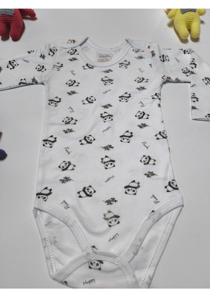 Çocuk Bebek Uzun Kollu Çıtçıtlı Body-Badi %100 Pamuk Nefes Alabilen Kumaş 3.5-4-5-6 Yaş fırsatları