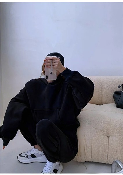 Kadın Trend Modal Oversiz Eşofman Takımı fırsatları