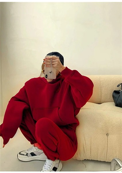 Kadın Trend Modal Oversiz Eşofman Takımı indirimleri