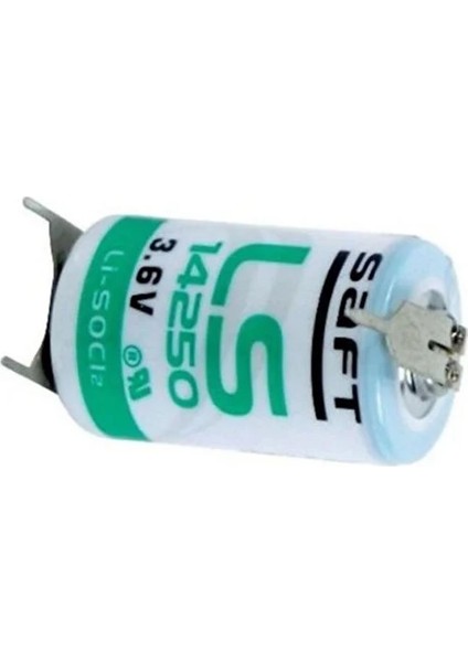 Lı-Socı2 3.6 Volt 14250 Lityum Kısa Puntalı Pil modelleri