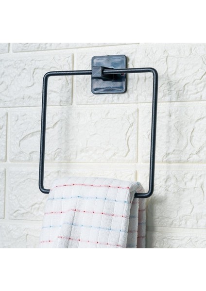 Kendiliğinden Yapışkanlı Siyah Paslanmaz Metal Kare Havluluk fiyatları