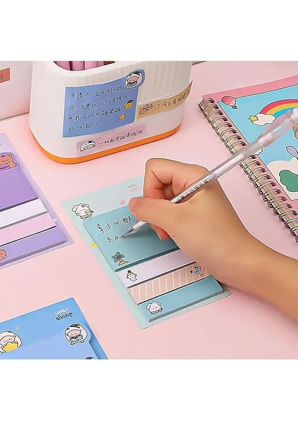 Mor Temalı 4 Renkli Not Seti • Post-It • Sticky Note fiyatları