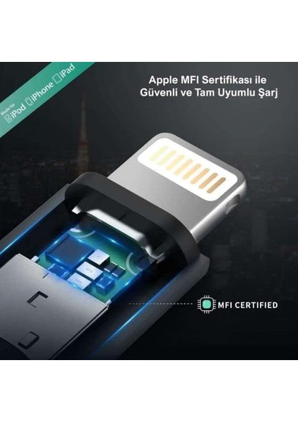 3'ü 1 Arada Örgülü Type-C Micro USB Şarj Kablosu Gümüş 1.5 Metre fiyatları