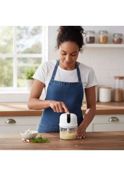 Buffer® 280ML Şarjlı Taşınabilir,pratik,kolay Temizlenebilen Hızlı Sessiz Kablosuz USB ile Şarj Olabilen Mini Mutfak Doğrayıcısı fiyatları