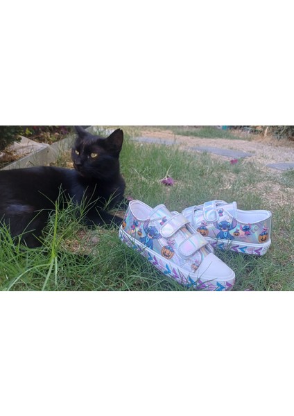 Stitch Baskılı Kız Çocuk Ayakkabısı