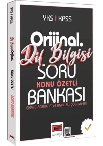 Yargı Yayınları Yks Kpss Orijinal Dil Bilgisi Konu Özetli Soru Bankası