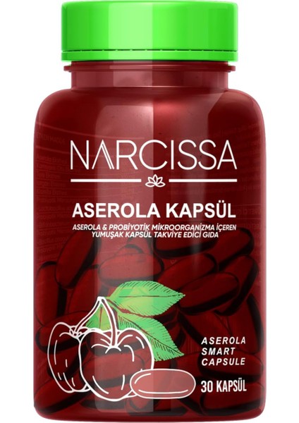 Narcıssa Aserola Kapsulü & Probiyotik Mikroorganizma Içeren Detox Kapsülü