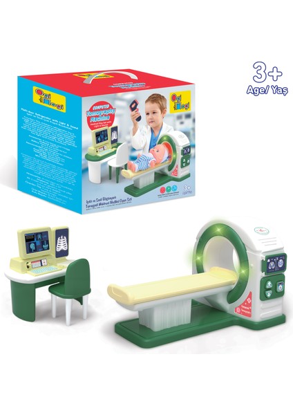 Işıklı ve Sesli Bilgisayarlı Tomografi Makinesi Medikal Oyun Seti
