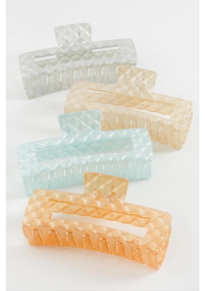 Dikdörtgen Renkli Mandal Toka 12 cm