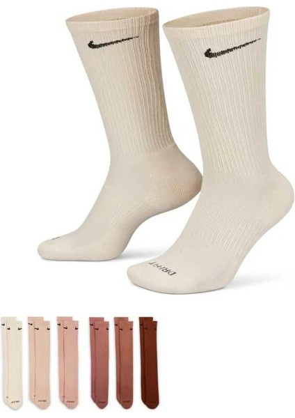 SX6897 904 Nike Everyday Plus Cushioned Crew 6 Lı Spor Çorap