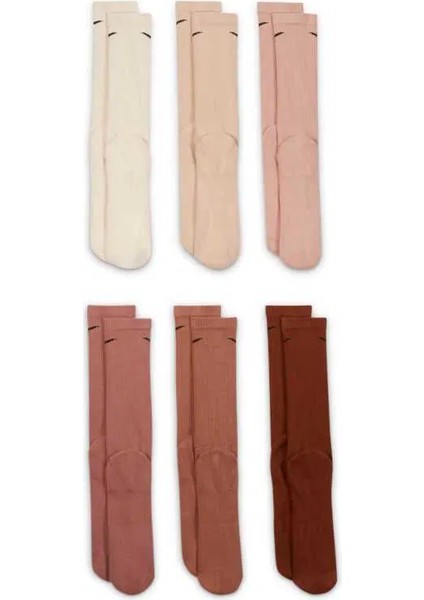 SX6897 904 Nike Everyday Plus Cushioned Crew 6 Lı Spor Çorap modelleri