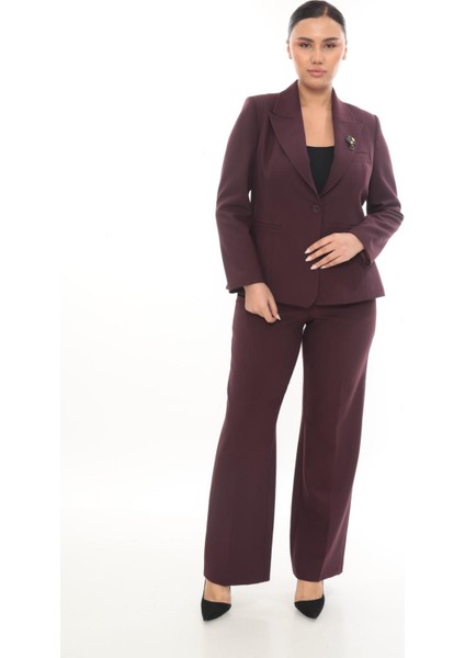 Kadın Şık Blazer Ceket Pantolon Takım Zarif Günlük Ofis Model fiyatları