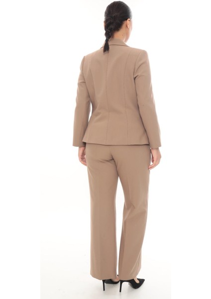 Kadın Şık Blazer Ceket Pantolon Takım Zarif Günlük Ofis Model fiyatları