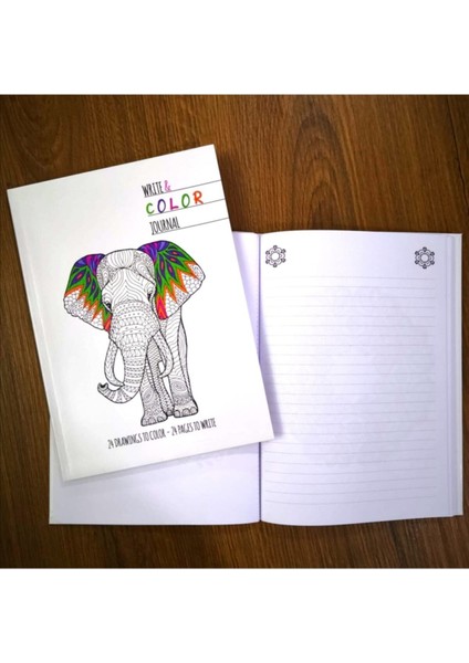 Mandala Write Colour Journal Çizgili Defter fiyatları