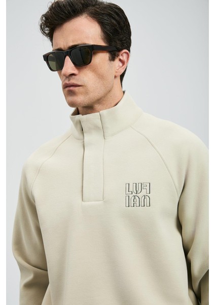 Hazel Erkek Sweatshirt Ekru (112030190) fırsatları