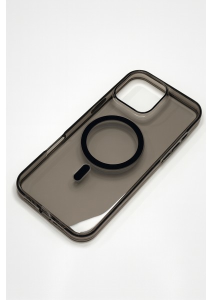 iPhone 15 Pro Max Destekli Renkli Şeffaf Tam Koruma Kılıf - Premium Elegance