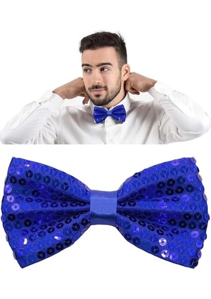 Mavi Payetli Pullu Papyon fırsatları