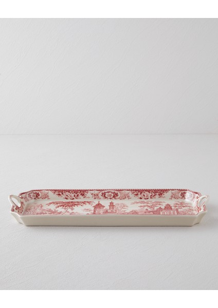 Preston Stoneware Kayık Tabak 38 cm Lacivert