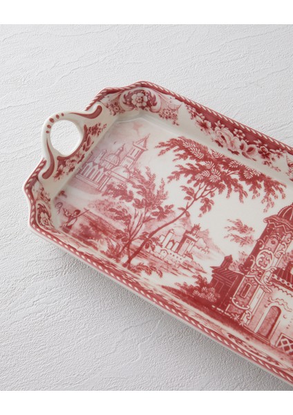 Preston Stoneware Kayık Tabak 38 cm Lacivert modelleri