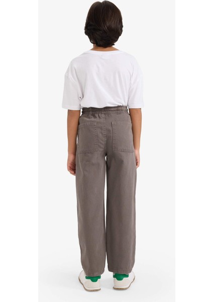 Erkek Çocuk Baggy Fit Standart Paça Gabardin Pantolon indirimleri