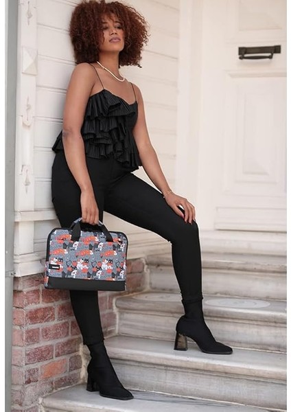 13'' - 13.3'' Taban Korumalı, Omuz Askılı Desenli Macbook Air-Pro Laptop Çantası (Catlantis) fırsatları