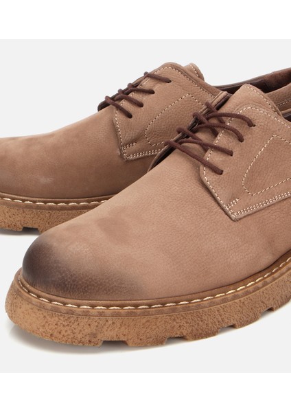 02AYH313950A300 ERKEK Nubuk Deri Bej Termo Taban Günlük Ayakkabı modelleri
