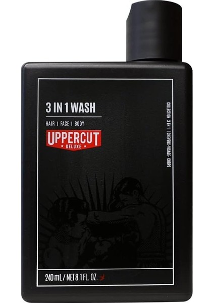 Uppercut Deluxe 3 In 1 Wash 3&apos;ü 1 Arada Şampuan 240 ml