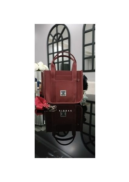 Birinci Sınıf Ek Cüzdanlı El Omuz Çantası